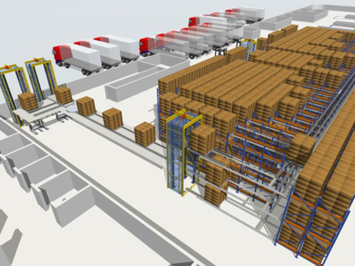 Efficient Automated Shuttle Radio Rack
