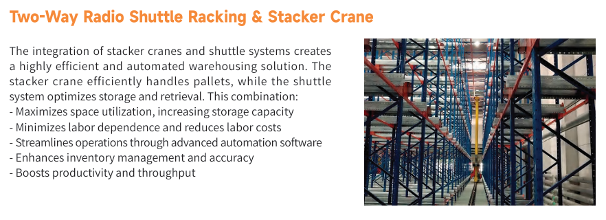 Intelligent Automated Radio Shuttle Rack