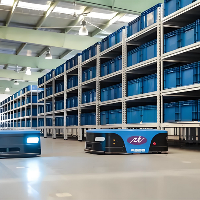 High-Density Smart Warehouse AGV Racking
