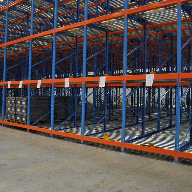 Gravity-Flow FIFO Pallet Flow Racking