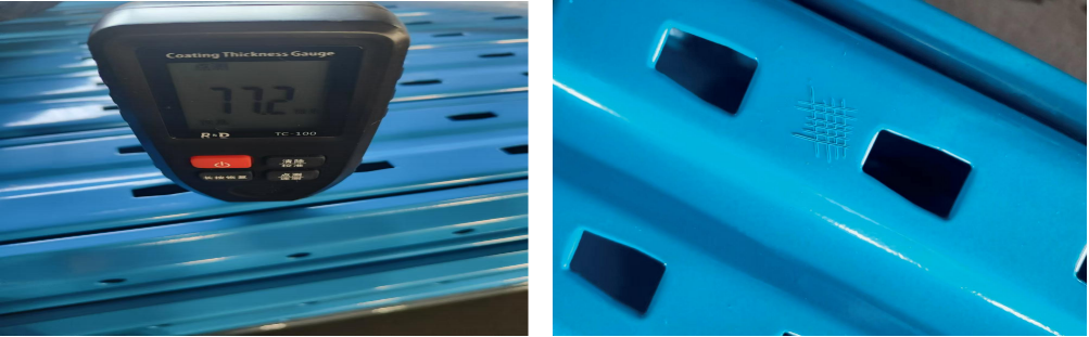 adjustable pallet racking Powder Thickness Inspection