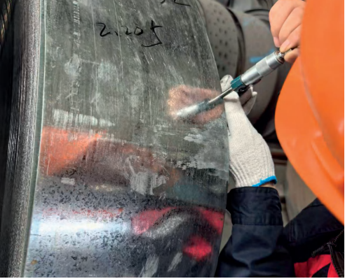 Inspection of Raw Material for storage rack