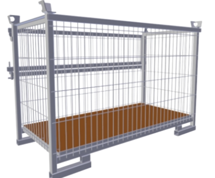 Durable Ventilated Steel Wire Mesh Box